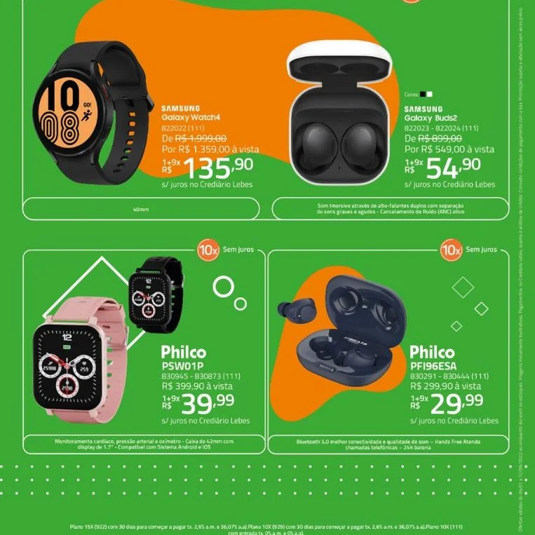 Promoção loja lebes